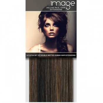 IMAGE 20 Deluxe Clip in Hair Extensions 